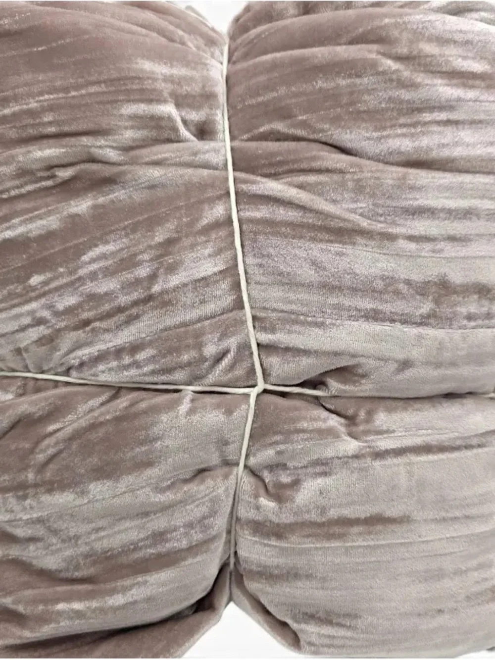 Discontinued West Elm Velvet Blush Comforter Set